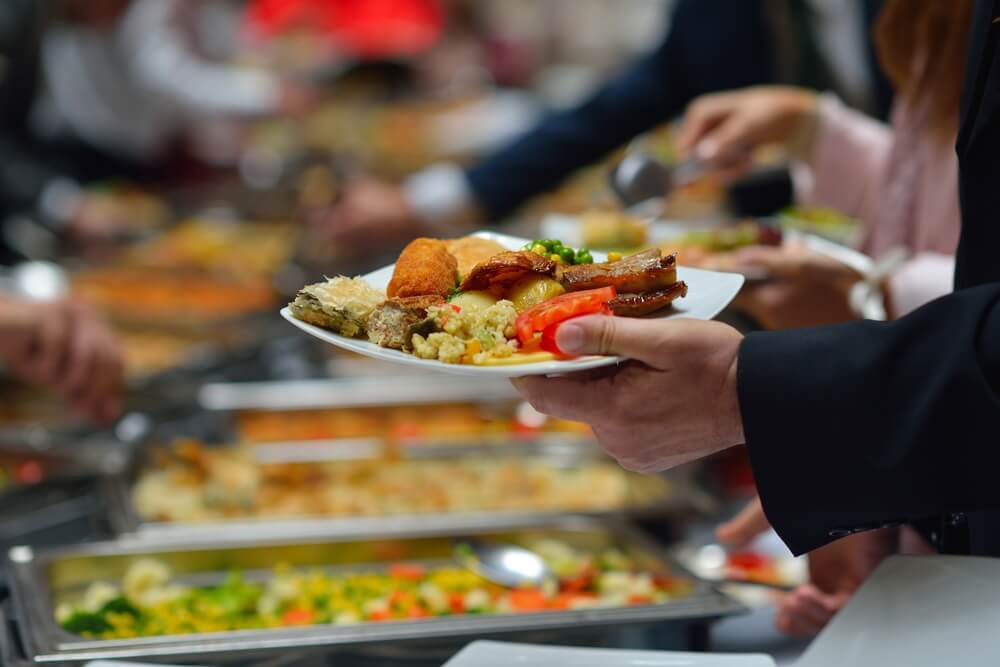 Buffet de alimentos